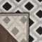 Homeroots 4' X 6' Black And White Geometric Indoor Outdoor Area Rug 546862 - alternate 2