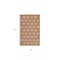 Homeroots 4' X 6' Copper Geometric Indoor Outdoor Area Rug 572561 - alternate 3