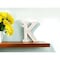 Homeroots 16" White Distressed Wood Letter K Tabletop Sculpture 478363 - alternate 2