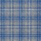 Homeroots 9' X 12' Gray Blue And Ivory Plaid Washable Indoor Outdoor Area Rug 597109 - alternate 2