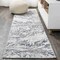 Jonathan Y Swirl Marbled Abstract Gray/Blue 2 ft. x 10 ft. Runner Rug SOR203B-210 - alternate 1