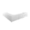 Homeroots White Italian Leather Power Reclining U Shaped Seven Piece Corner Sectional With Console 366363 - alternate 2