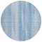 Homeroots 8' Sky Blue And Denim Blue Round Botanical Leaves Washable Indoor Outdoor Area Rug 581986 - alternate 2