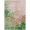 Homeroots 8' X 10' Pink And Green Abstract Washable Indoor Outdoor Area Rug 604818 - alternate 2