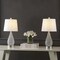 Jonathan Y Lily 22.25" Midcentury Modern Iron LED Table Lamp with USB Charging Port, Clear, 2PK JYL1110A-SET2 - alternate 2