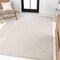 Jonathan Y Adrian Modern Geometric Circle Dot High-Low White/Cream 4 ft. x 6 ft. Area Rug SND105B-4 - alternate 2