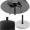 Jonathan Y Ella 20.7" Dome Metal with Marble Base LED Table Lamp, Black/White JYL1071B - alternate 2