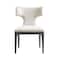 Manhattan Comfort Eloria Wood Chenille Side Chair in Cream - Set of 2 DC1622-1 - alternate 3