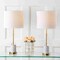 Jonathan Y Hopper 27 in. Marble/Crystal LED Table Lamp, Brass, 2PK JYL5003A-SET2 - alternate 2