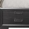 Homeroots Solid Wood Full Gray Eight Drawers Bed 383796 - alternate 3