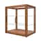 Koolmore 20 In. Artisan Wooden Bakery Square Display case, 2.5 cu ft, Dark wood color 3 Tiers KM-BDW-20D - alternate 2