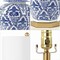Jonathan Y Gretchen 25" Classic Traditional Ginger Jar Ceramic/Metal LED Table Lamp, Blue/White JYL3051A - alternate 2