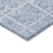 Homeroots 8' X 10' Sky Blue And Denim Blue Medallion Washable Indoor Outdoor Area Rug 589347 - alternate 2