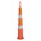 Jrex Safety 42 in Orange Channelizer Cone with (4) 4 in Diamond Grade Sheeting CHO42-JR-4-DG - alternate 1