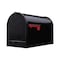 Solar Group Architectural Mailboxes Stanley Jumbo Galvanized Steel Post Mount Black Mailbox ST200BAM - alternate 1