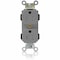 Leviton Straight Blade Receptacle, 5-15R, 15 A, 125V AC, Self-Grounded MT562-SGY - alternate 1