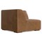 Homeroots 38" Brown Leather Modular Sofa 641029 - alternate 3