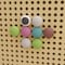 Flash Furniture Bright Beginnings Commercial Grade 64 Piece Jumbo Peg Accessory Pack for Modular STEAM Walls - Pastel Multicolor MK-ME21120-GG - alternate 2