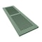 Ekena Millwork True Fit PVC, Two Equal Louver Shutters, Track Green, 12W x 36H, PR TFP101LVF12X036TG - alternate 2