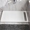Anzzi 60in x 30in Double Threshold Shower Base - White - Base Series SB-AZ302L - alternate 2