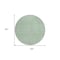 Homeroots 8' Sage And Gray Round Geometric Washable Indoor Outdoor Area Rug 595675 - alternate 2