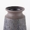 Homeroots 6" Brown Abstract Cylinder Ceramic Table Vase 397488 - alternate 2
