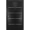 Sartodoors Sliding Closet Bi-fold Doors, Planum 0020 Matte Black, Sturdy Tracks Moldings Trims Hardware Set, W PLANUM0020BF-BLK-84 x 80 (2* 42x80) - alternate 1