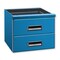 Pucel 2-Drawer Unit, 15.5 in W x 24 in D x 12.5 in H, Gray 1424-2 - alternate 1