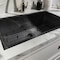 Whitehaus Collection Noah Plus 16 gauge Single Bowl Linen Textured Dual-Mount Sink Set WHNPL3318-MBLK - alternate 3