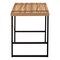 Homeroots 49" Brown and Black Wood and Metal Sled Computer Desk 489865 - alternate 2