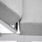 Leisuremod Chelsea Modern Outdoor White Chaise Lounge Chair With Light Grey Cushions CLW-77LGR - alternate 2