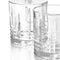 Martha Stewart Everyday Calista 4 Piece 11.5 Ounce Double Old Fashioned Glassware Set in Clear 143623.04 - alternate 2