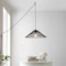 Jonathan Y Connie 20.25" 1-Light Farmhouse Coastal Rattan 180" Cord Plug-In or Hardwired LED Pendant, Black JYL1407B - alternate 2