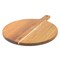 Megachef 12 Inch Acacia Wood Round Serving Board with Handle 750122189M - alternate 2