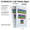 Signmission Hawaiian Shaved Ice, Plastic Signs Only 24 Inch x 36 Inch, Corrugated Plastic, 2PK CSB-2436-2PACK-Hawaiian Shaved Ice - alternate 2