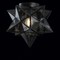 Jonathan Y Stella 12" Moravian Star Metal/Clear Glass LED Flush Mount, Oil Rubbed Bronze JYL9035A - alternate 2