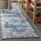 Jonathan Y Modern Persian Vintage Medallion Navy/Light Gray 2 ft. x 8 ft. Runner Rug MDP100B-28 - alternate 1
