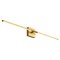 Jonathan Y McKenna 32" Modern Minimalist Dimmable Integrated LED Metal Wall Sconce, Brass Gold JYL7040B - alternate 1