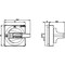 Siemens Handle with masking frame standard Size 75x 75 for shaft 8x 8 8UD1731-2AD05 - alternate 2