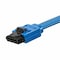 Monoprice 18INCH SATA 6GBPS CABLE W/LOCKING LATCH 90 DEGREE TO 180 DEGREE - BLUE 8783 - alternate 2