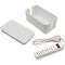 Electriduct Cable Bin Mini w/ Surge Protector- White PD-ED-CBM-WT - alternate 1