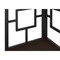 Homeroots 62" Espresso Metal Corner Bookcase 376527 - alternate 3