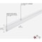 M-D Building Products Building Products 0.25'' 36'' White Door Sweep 5215 - alternate 2