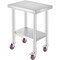 Vevor Stainless Steel Work Table Commercial Prep Table 24x18 Inch With 4 Casters GZT61*45*85 - alternate 1