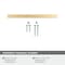 Amerock Cyprus 3-3/4 inch 96mm Center-to-Center Champagne Bronze Cabinet Pull BP26203CZ - alternate 2