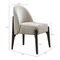 Manhattan Comfort Oslo Chenille Wood Side Chair in Taupe - Set of 2 DC1542-1 - alternate 2