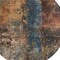 Homeroots 8' Blue Copper And Brown Round Abstract Washable Indoor Outdoor Area Rug 606058 - alternate 3