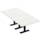 Skutchi Designs 8ft Conference Table With Power Unit | 8 Person Modular Rectangular Meeting Table | Harmony Series HAR-REC-48x96-T.BK-W960-NA - alternate 1