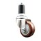 Service Caster 3.5 Inch 316SS Maroon Polyurethane Wheel Swivel 1-5/8 Inch Expanding Stem Caster SCC-SS316EX20S3514-PPUB-MRN-158 - alternate 1