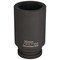 Performance Tool 3/4 in. Dr. 36mm Deep Impact Socket, Chrome Moly, Black Phosphate Coated M743-36 - alternate 1